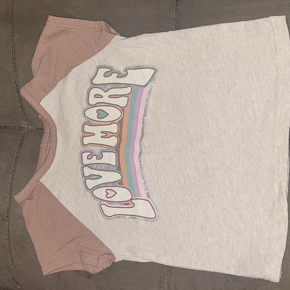 T-shirt 12 mo, granimals, t-shirt, 12 mo shirt, love, rainbow shirt, 12 mo.